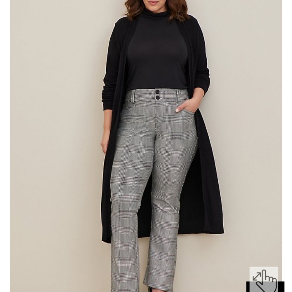 🆕️🖤  2X SOFT DUSTER OPEN FRONT SWEATER -  BLACK🖤